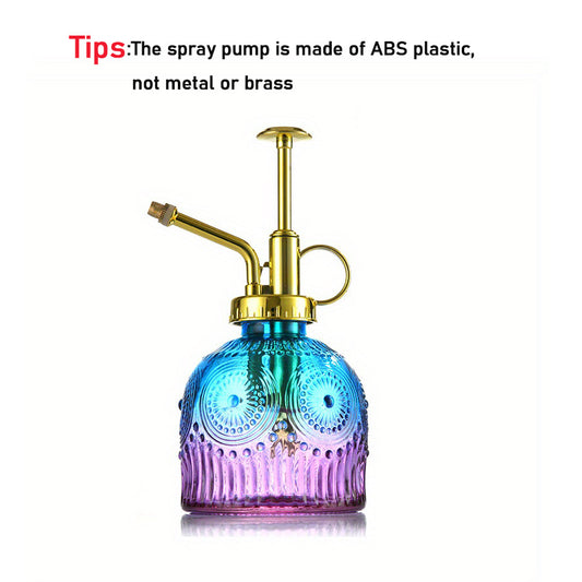Glass Plant Mister Stylish Spray Bottle for Plants & Cleaning