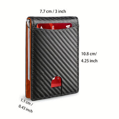 RFID Coin Purse Bifold Clutch Purse Lightweight Wallet