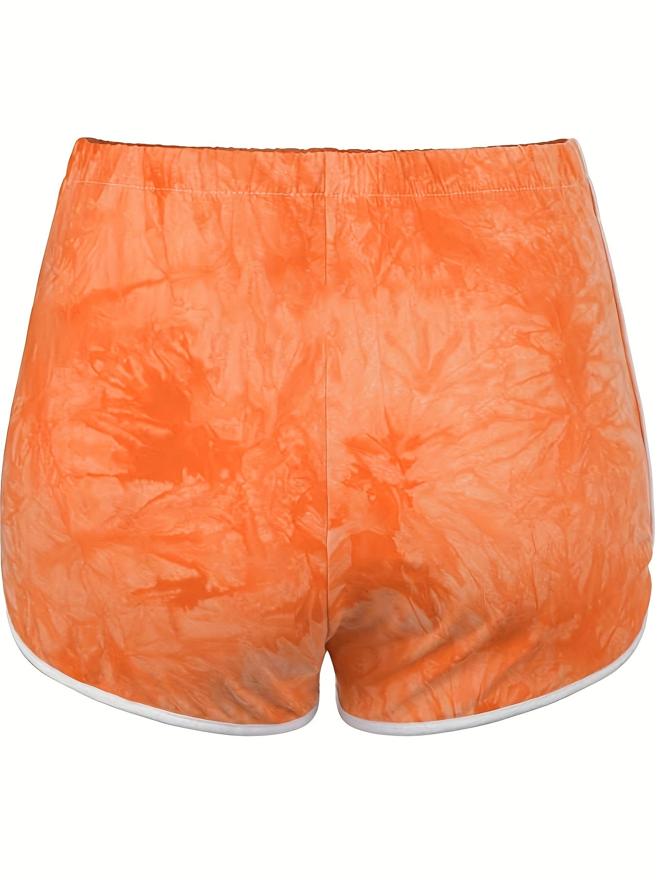 Women's Plus Tie Dye High Rise Sporty Shorts