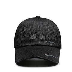 Men's Solid Mesh Breathable Baseball Cap