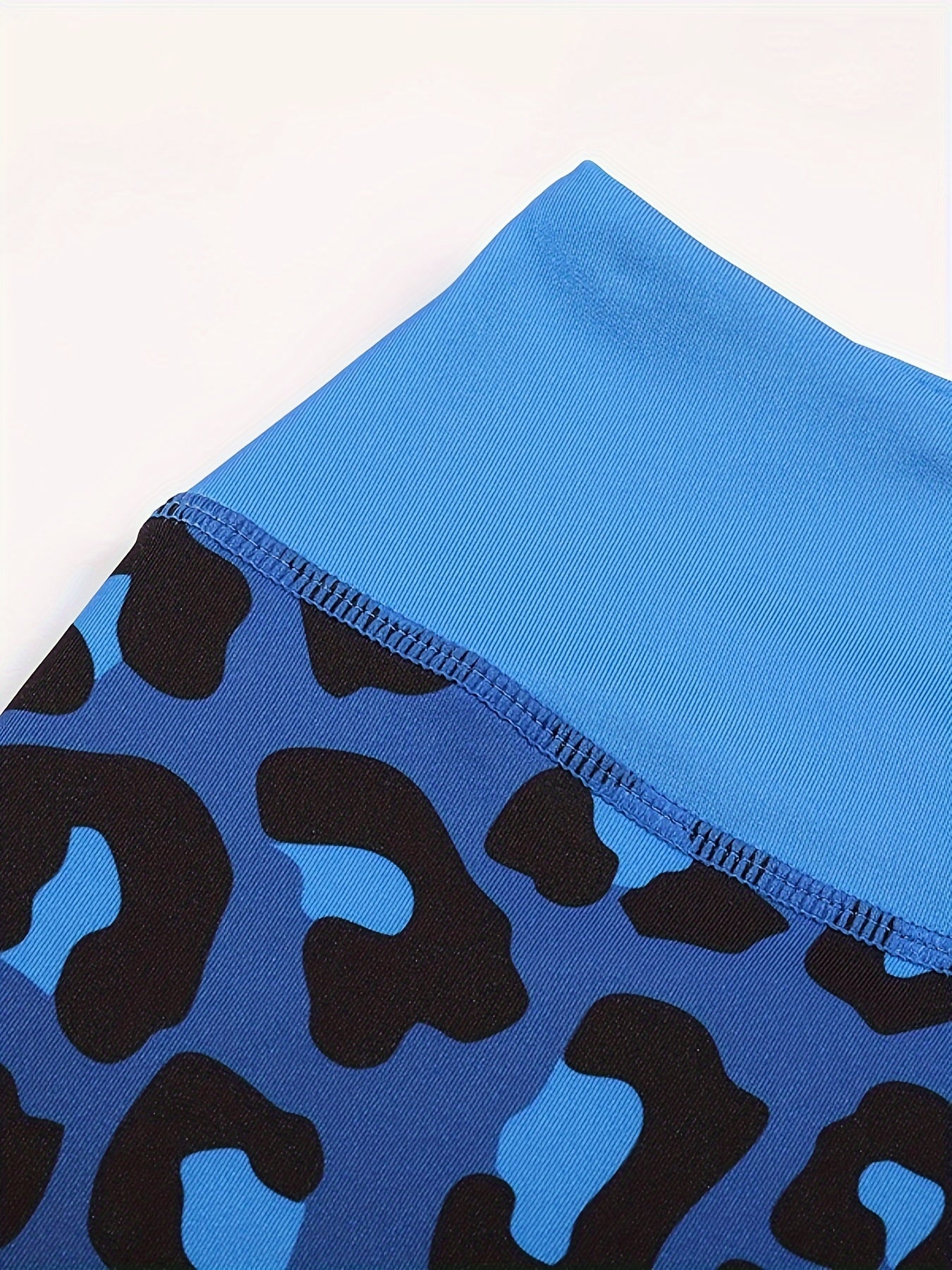 Leopard Print High Waist Yoga Pants - Women's Activewear