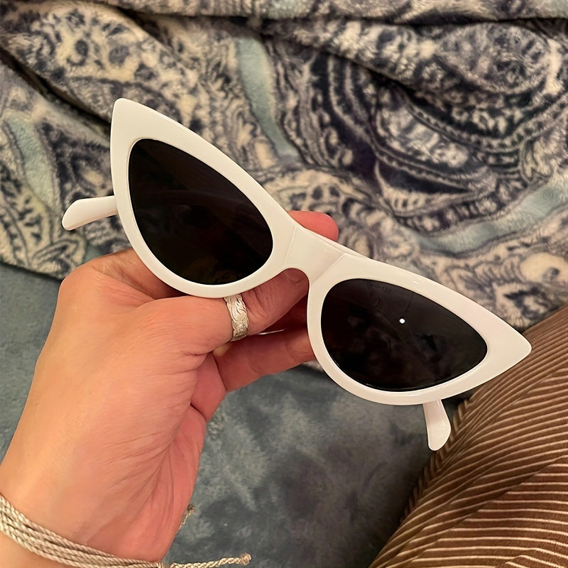 Cat Eye Sunglasses Mod Triangle Lens Glasses UV400
