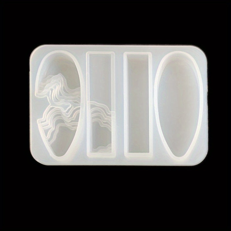 Island Resin Pendant Silicone Molds for DIY Craft Making