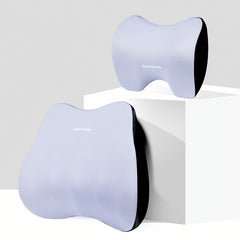 Memory Foam Car Neck Pillow Lumbar Support Set