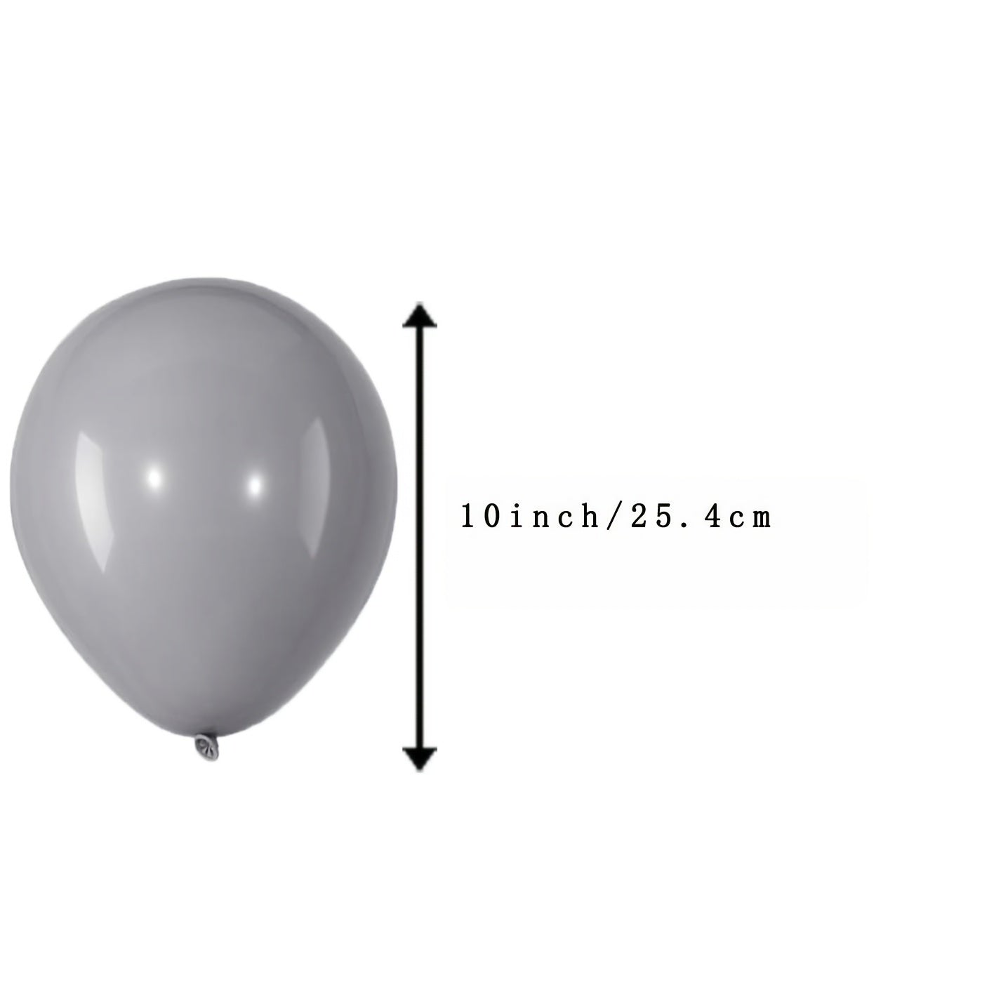 40pcs Gray Latex Balloons for Balloon Garland or Arch