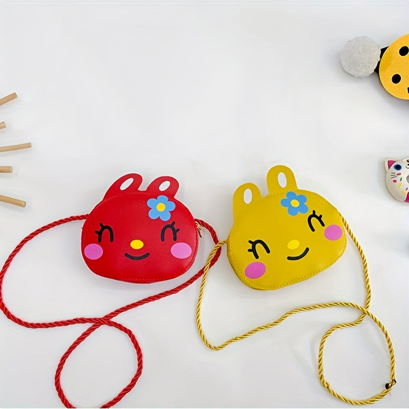 Kids Cartoon Rabbit Crossbody Bag Coin Purse for Girls
