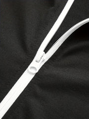 Men's Sports Suit Hooded Jacket & Pants for Gym Training
