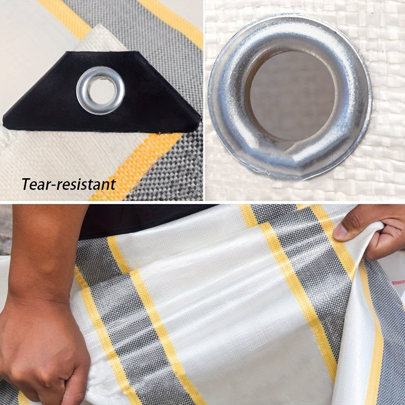 Anti UV Sunshade Tarp Heavy Duty Waterproof Cloth