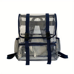 Large Capacity Transparent Backpack Travel Rucksack Stylish School Bag