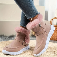 Women's Winter Snow Boots Faux Fur Lining Non slip Outdoor Bootie