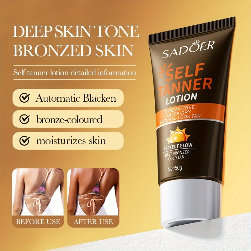 Natural Darken Bronzer Wheat Beauty Tan Cream 50g