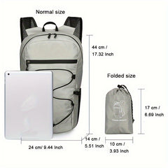 Lightweight Foldable Hiking Backpack Waterproof Large Capacity Travel Bag
