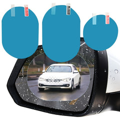 2pcs Car Truck Rearview Mirror Rainproof Film Anti Fog Anti reflective Clear Wat