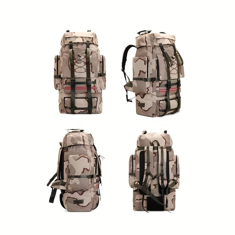 130L Waterproof Tactical Backpack for Camping, Hiking, Climbing