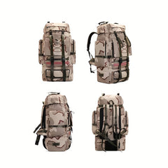130L Waterproof Tactical Backpack for Camping, Hiking, Climbing