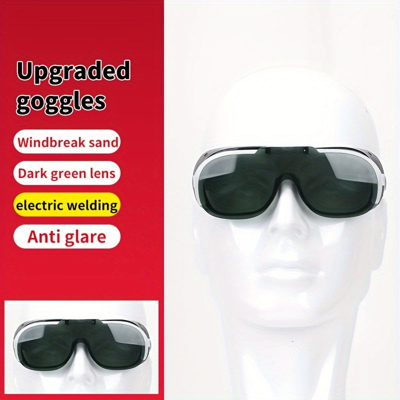 Welding Glasses Anti-glare Anti-UV Face Protection Goggles