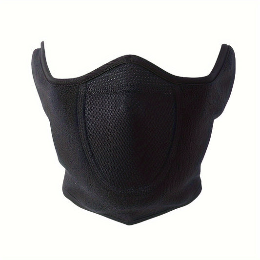Winter Fleece Neck Warmer and Face Mask for Running Skiing Cycling