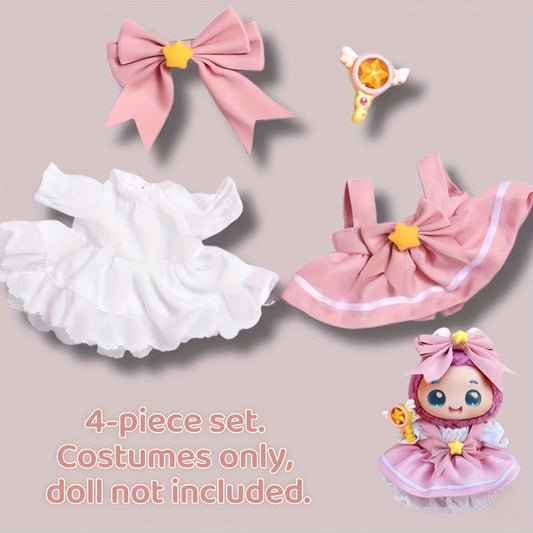 Cute Doll Clothing Accessories Set for 6-9 inch Dolls - Birthday Gift