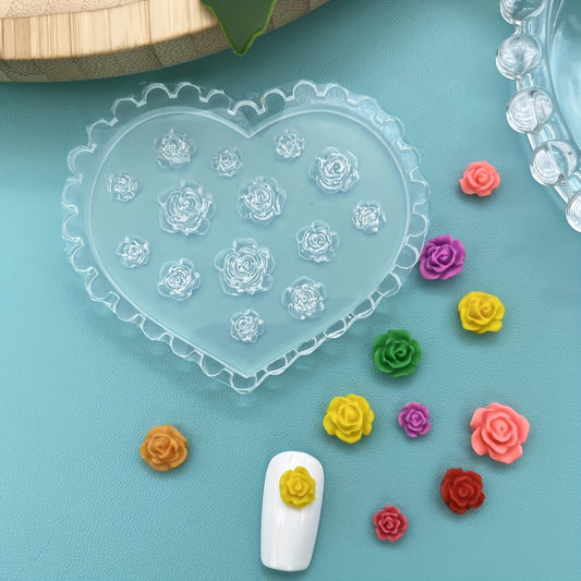 Camellia Flower Silicone Mold for Nail Earring Jewelry