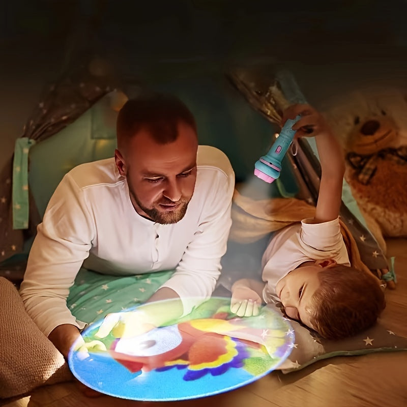 40 Patterns Projector Bedtime Fun Toy Dinosaur Ocean Numbers Fruits