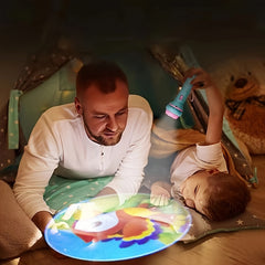 40 Patterns Projector Bedtime Fun Toy Dinosaur Ocean Numbers Fruits