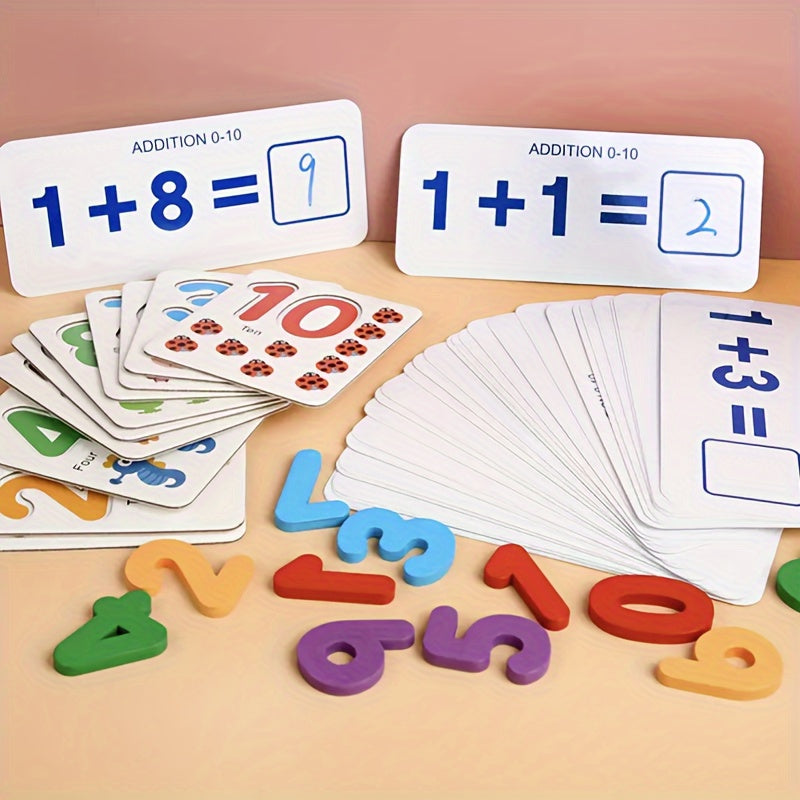 Preschool Math Puzzle Kit - Addition Subtraction Multiplication Division