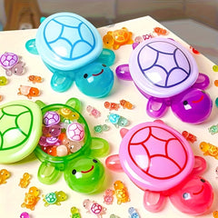Glowing Big Turtle with 6 Small Turtles Set