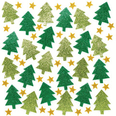 100pcs Christmas Tree Foam Stickers Self Adhesive Party Crafts
