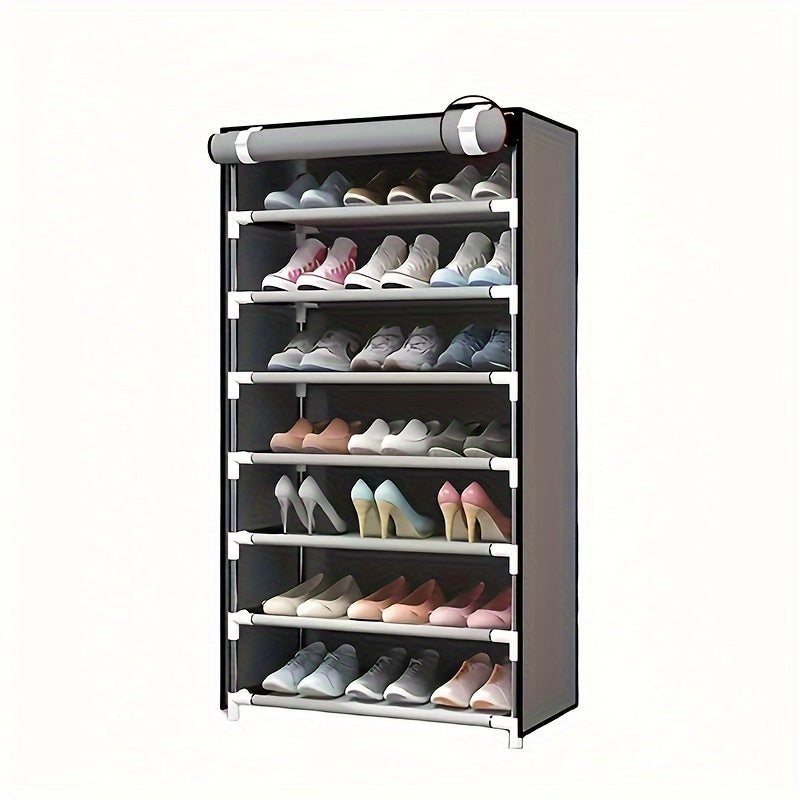 Pull Shoe Cabinet Shoe Rack Dustproof Shoes Storage Rack Easy to Assemble