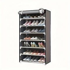 Pull Shoe Cabinet Shoe Rack Dustproof Shoes Storage Rack Easy to Assemble