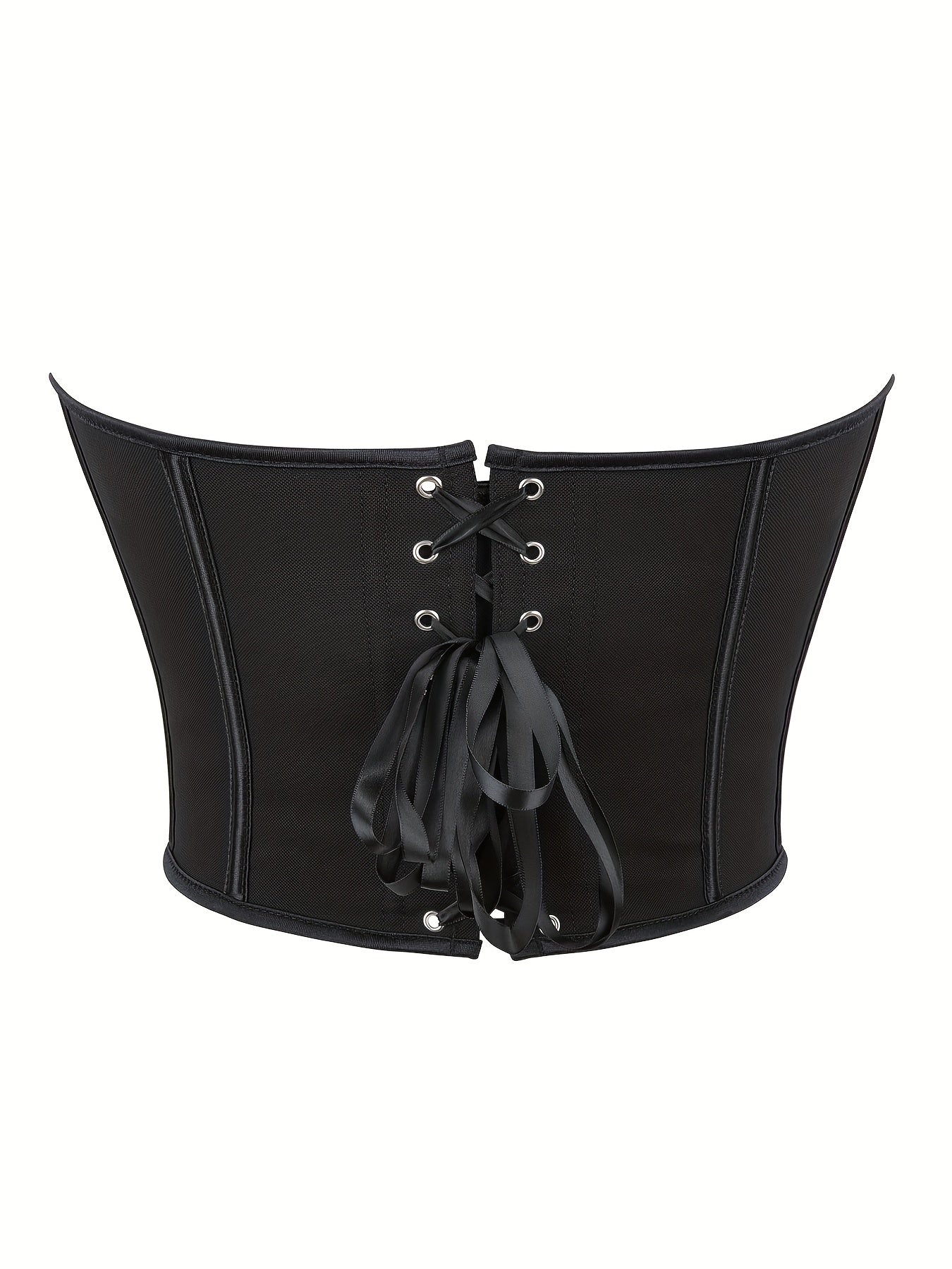 Strapless Corset Bustier Lace Up Body Shaper Women's Lingerie
