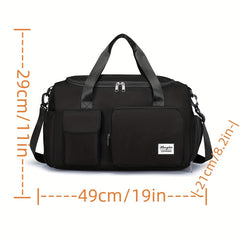 Waterproof Oxford Sports Bag Stylish & Durable Ideal for Active Travelers