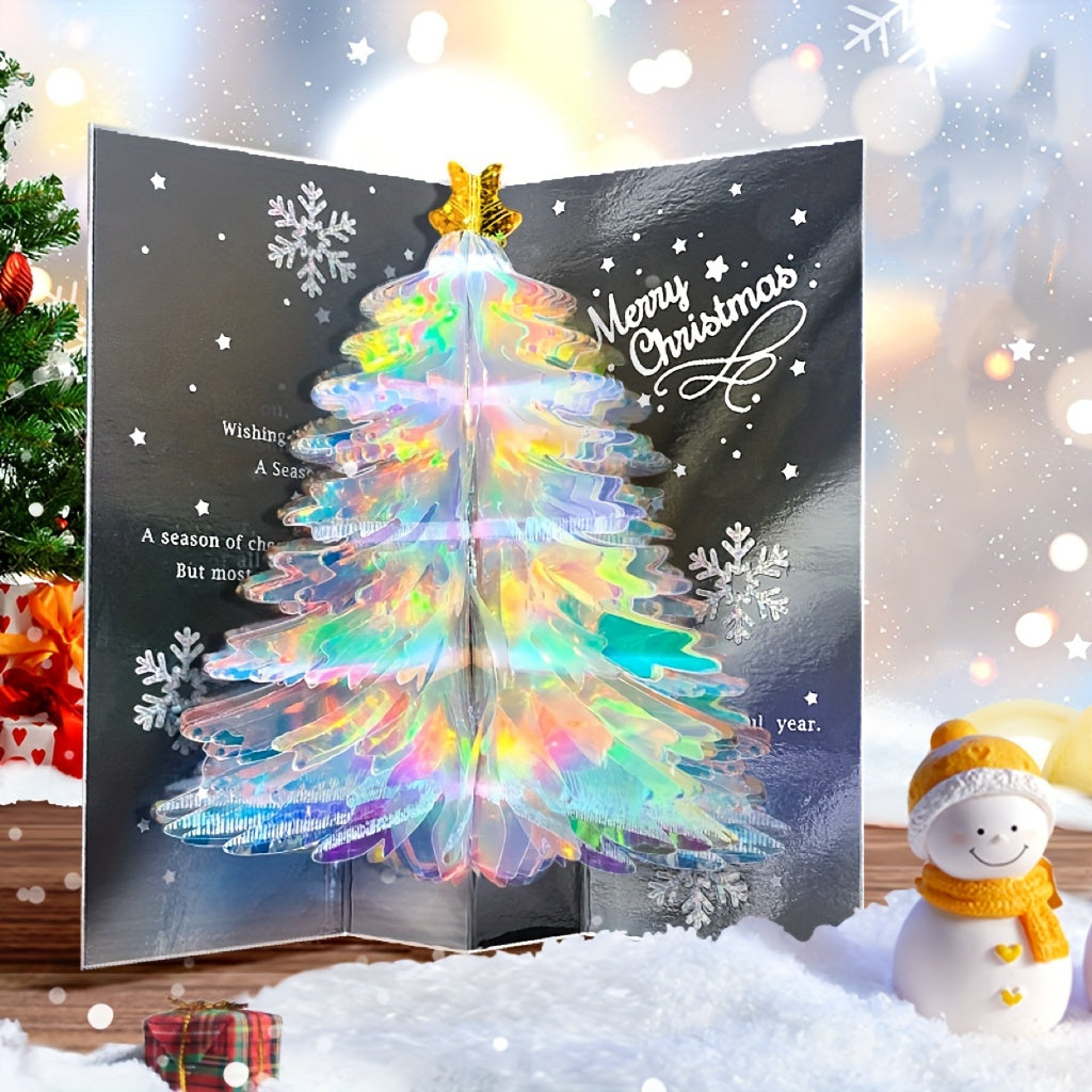 3D Christmas Greeting Card Creative Gift Tree Card