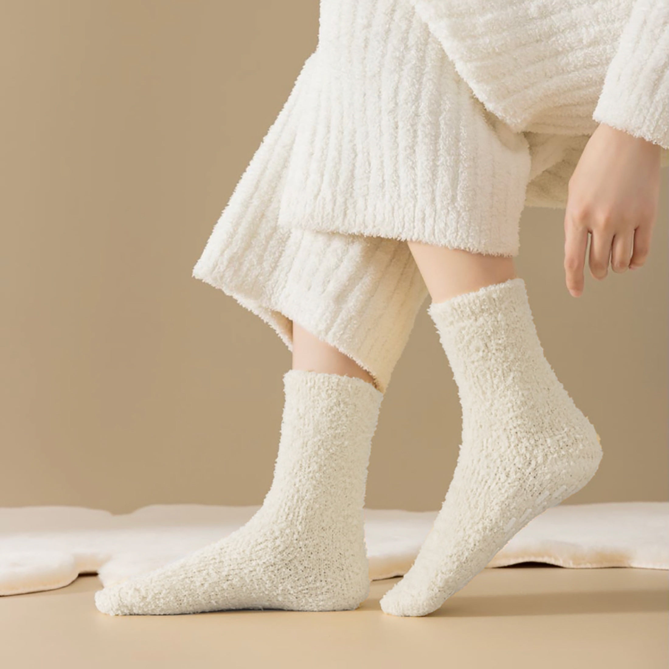 Cozy Fuzzy Socks Non Slip Floor Socks Women's Stockings & Hosiery