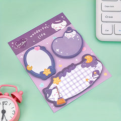 Cartoon Sticky Notes Creative Message Hand Account Memo Paper 1pc