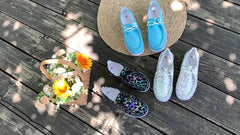 Leopard Print Slip-On Flat Sequins Canvas Shoes