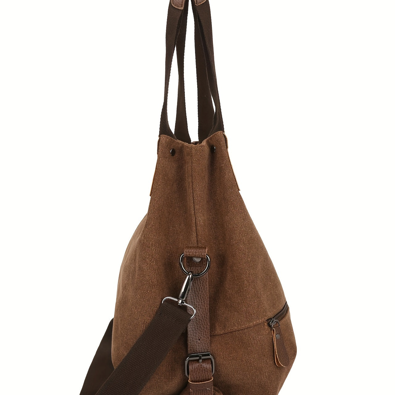 Large Capacity Shoulder Bag Casual Storage Bag For Work Women Solid Bag