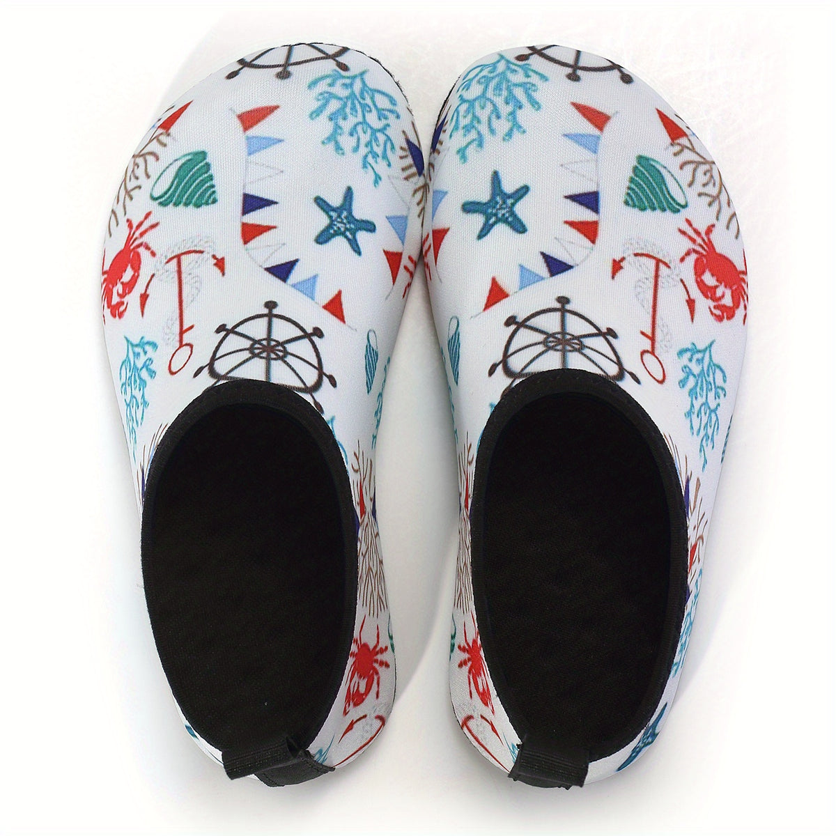 Octopus Print Water Shoes Lightweight Swim Shoes for Summer Fun