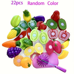 Fruit & Vegetable Chopping Toy Set for Kids