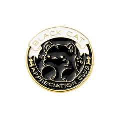 Casual Cat Metal Enamel Brooch for Backpack Accessories