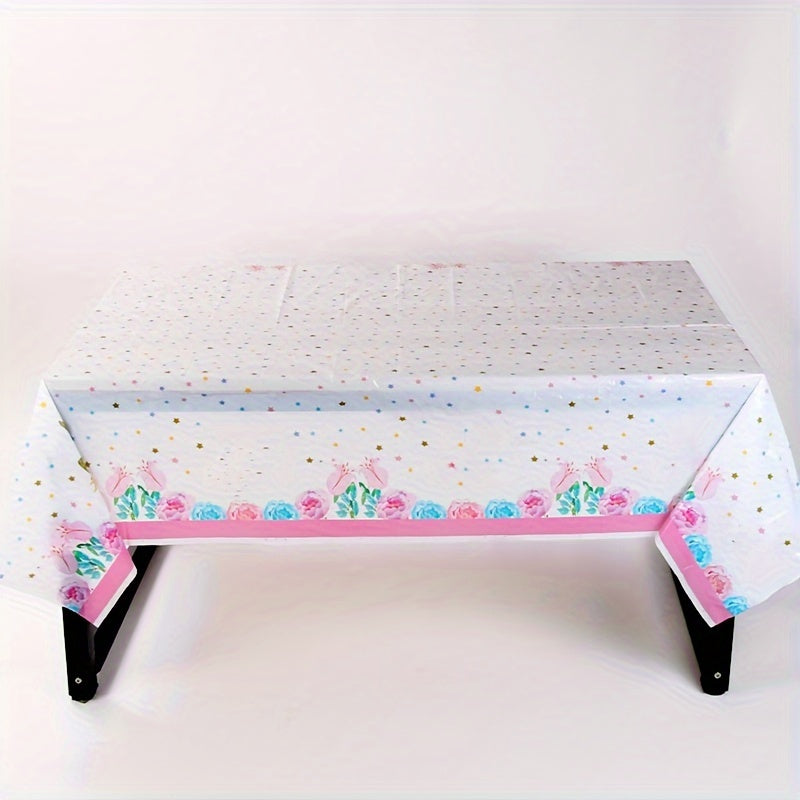 Unicorn Tablecloth for Birthday Party Decoration