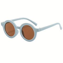 Kids Round Vintage Sunglasses for Outdoor Activities