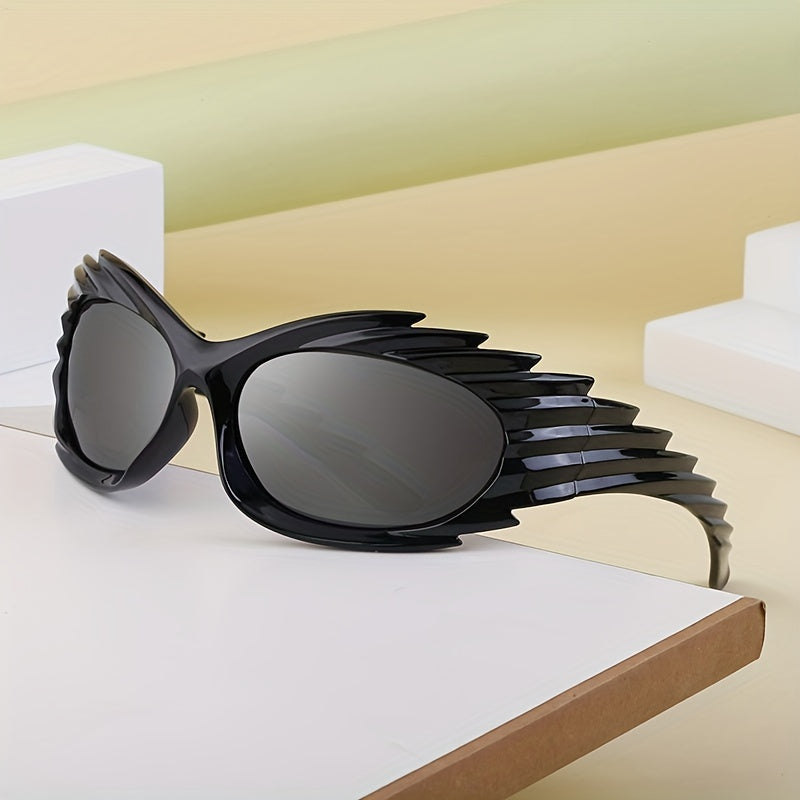 Men's Vintage Hedgehog Sunglasses for Outdoor Hiking Traveling