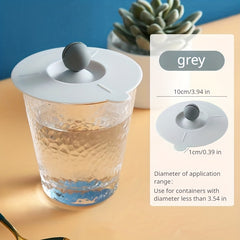Silicone Cup Lids Anti dust Mug Covers Reusable Water Cup Lids