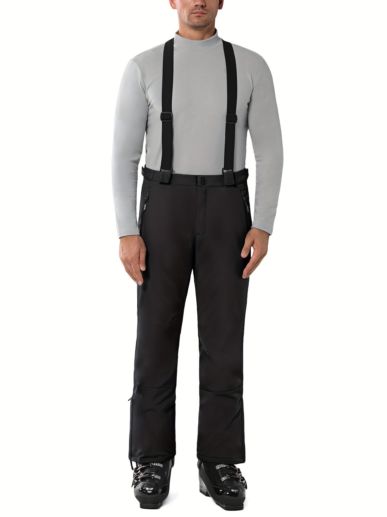 Men's Waterproof Snow Pants Windproof Overalls Pants
