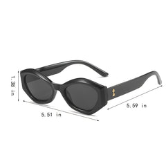 Irregular Sunglasses Ladies Small Frame Sunscreen Glasses