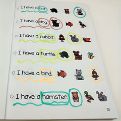English Learning Workbook with Reading Comprehension Activities