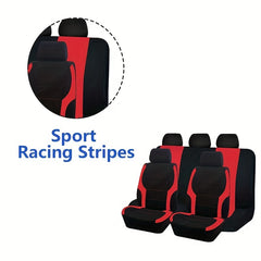 9pcs All Purpose Car Seat Cover Mesh Cloth Car Interior Five Seat Cover
