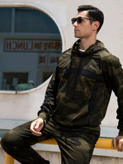Men's Camouflage 2 Piece Set Sports Hoodie & Jogger Sweatpants
