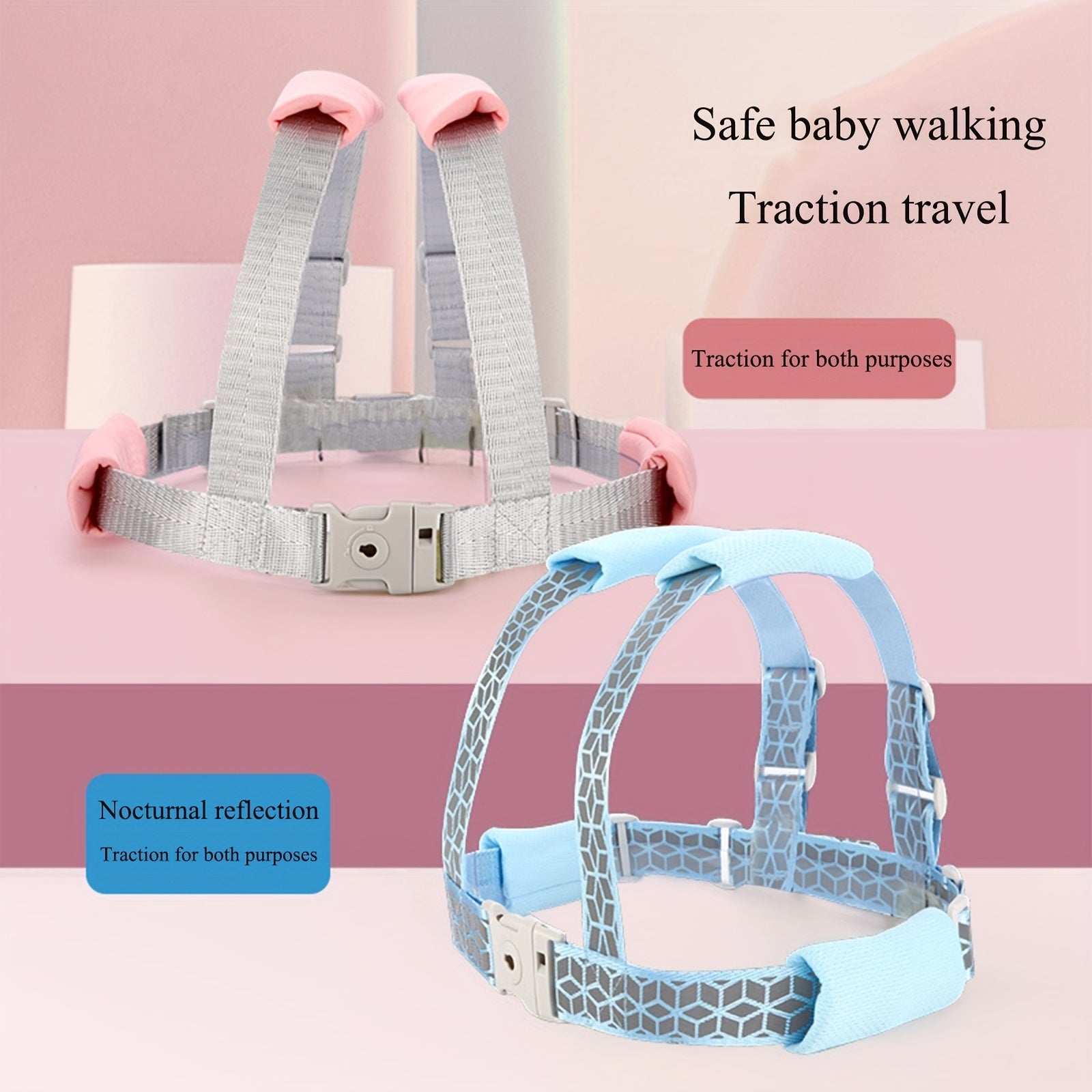 Toddler Harness Leash with Safety Key Lock Wristband